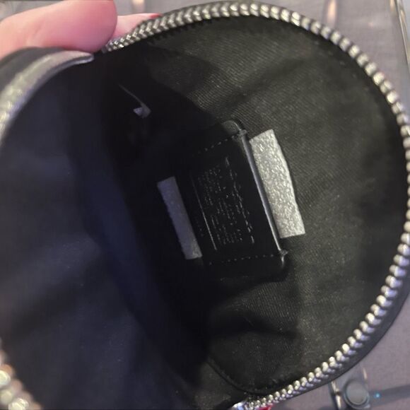 NWT Coach CX348 Signature Canvas Coin Case With Halloween Cat - Picture 6 of 6